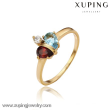 13098- Xuping 18K Gold Plated Jewelry Wholesale Luxury Wedding Ring